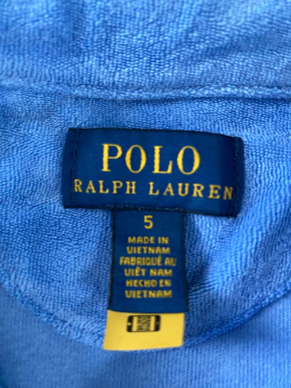 Polo Ralph Lauren Light Blue Terry Short Set - Picture 4 of 4